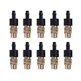 Messing Springbrunnen Düse 10-200PCS Outdoor Beschlagen Kühlsystem Garten Bewässerung Zerstäuber Düsen Einstellbare Sprinkler Kopf(10pcs color 1)