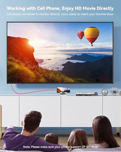 image for Herfair Nintendo Switch HDMI Cable 4K TV Adapter Travel Portable Dock 