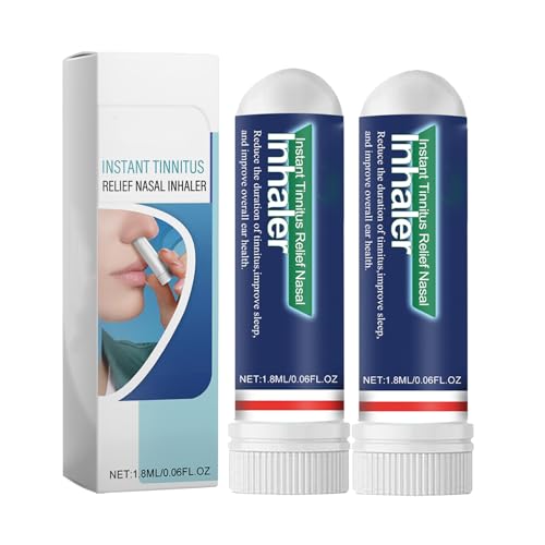 Techsilen for Tinnitus, Instant Tinnitus Relief Nasal Inhaler, Natural Nasal Inhaler, Tinnitus Relief for Ringing Ears Device (2pcs)