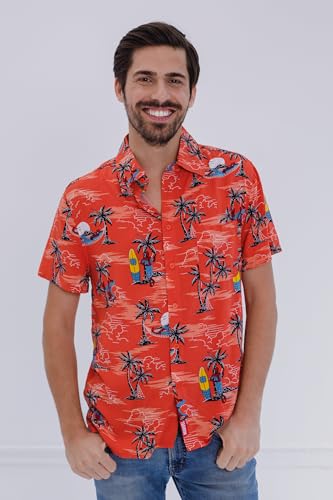 Image of Marvel Spider-Man Matching Family Button Front Hawaiian Shirt