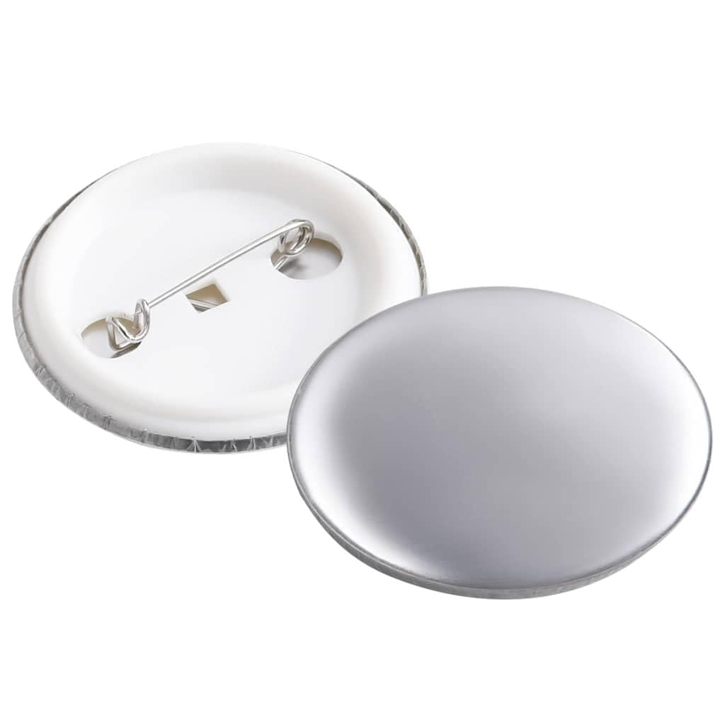 Button-Teile 500 zestawów 37 mm, przypinki "zrób to sam" do logo firmy, przypinki promocyjne z tylną stroną z tworzywa sztucznego i metalową obudową