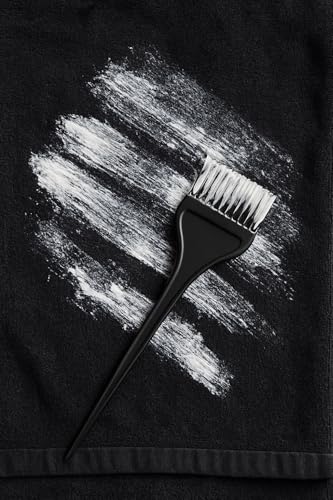 Friseurhandtuch Telo asciugamano professionale da parrucchiere, confezione da 12 pezzi, non stinge, 100% cotone, nero indantrene, 400 g/m2, spugna, 50 x 90 cm