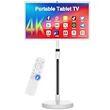 ZONNBOS 32 Inch Smart Portable TV on Wheels 4K Touchscreen,Mobile TV Tablet on...