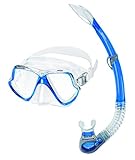 Mares Aquazone Wahoo Maske & Schnorchel Set. Farbe wahl. Blau blau