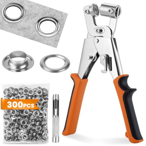 Pinze per Occhielli per Teloni e Tessuti,Set di Occhiellatrice per
