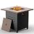 Jocoevol 28'' Propane Fire Pit Table – 50,000 BTU Outdoor Gas Fire Pit for Patio, Deck, and Garden, CSA Certified Multipurpose Fire Table with Cover and Lava Rock