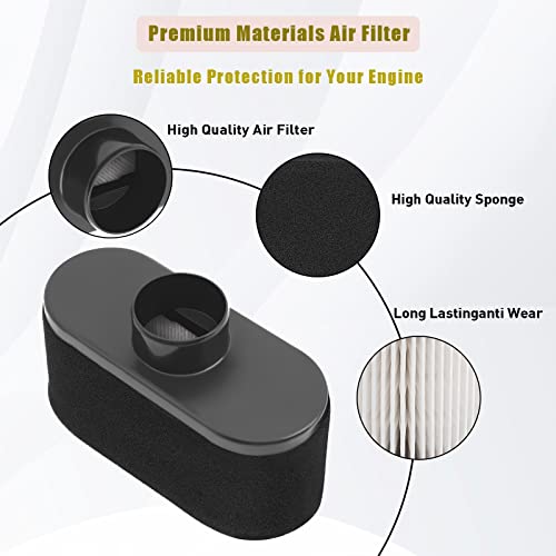 Air Filter 11013-7047 11013-0752 for Lawn Mower Tractor 4 Stroke Engine,Pre Filter for Kawasaki 99999-0384 11013-7046 FR651V FR691V FR730V FS481V FS541V FS600V FS651V FS691V FS730V FX600V(2 PCS) - Image 3