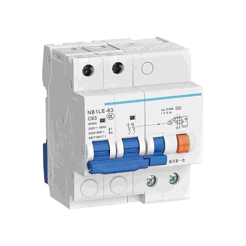 Disjoncteur différentiel NB1LE-63 2P pour éviter les pannes de courant