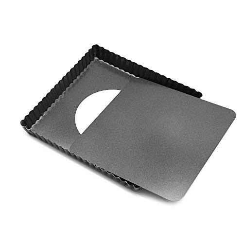 Homow Nonstick Heavy Duty Tart Pan With Removable Bottom, Removable Loose Bottom Quiche Pans, Pie Pan (8" X 1") #TOP4