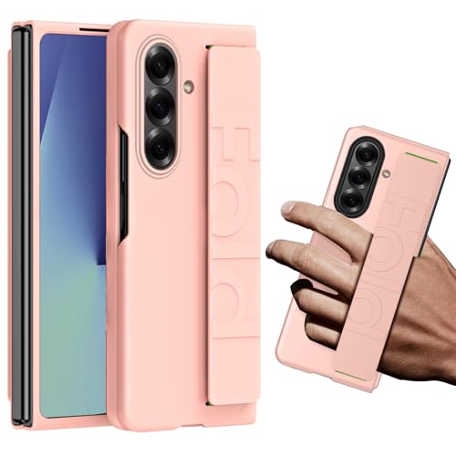 Coque antichoc Samsung Galaxy Z Fold 7 rose fine avec support rigide
