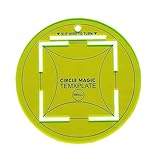 HONEYSEW Circle Quilting Template Round Acrylic Circle Ruler for Quilt Supplies for Cutting Patterns and Sewing (5inch)