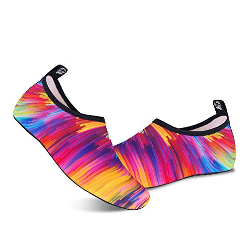 Image of WateLves Womens and Mens Kids Water Shoes Barefoot Quick-Dry Aqua Socks for Beach Swim Surf Yoga Exercise