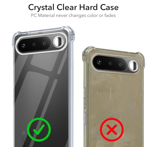Image of Jkobi Shockproof Crystal-Clear Back Cover for Realme 16 (Anti Yellow Case | Drop & Camera Protection | Hard Polycarbonate)