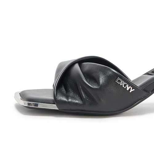 DKNY Women's Jolaine Twist Heel Sandal Mule Heeled4