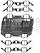 FEL-PRO 1215 Engine Intake Manifold Gasket Set