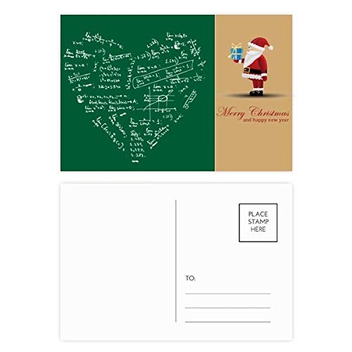 Cartes postales mathématiques du Père Noël un lot de 20 pièces idéal pour offrir aux profs