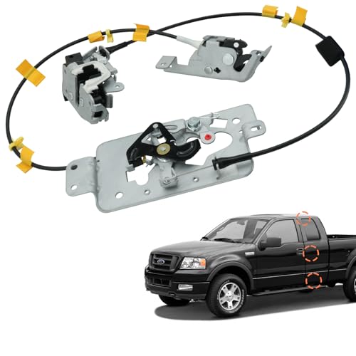 Blycorul Rear Door Latch Assembly, Left Driver Side Lock Actuator
