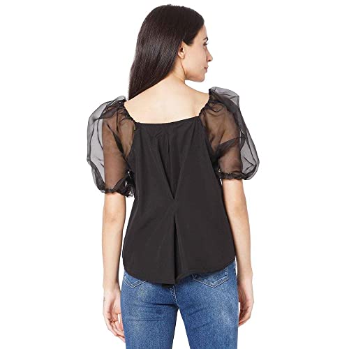 Image of Spykar Women's Cotton Solid Slim Fit Shirt