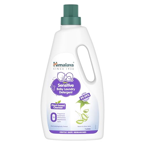 Image of Himalaya Sensitive Baby Laundry Detergent 1 LTR Bottle | Fragrance-Free, For Sensitive Skin