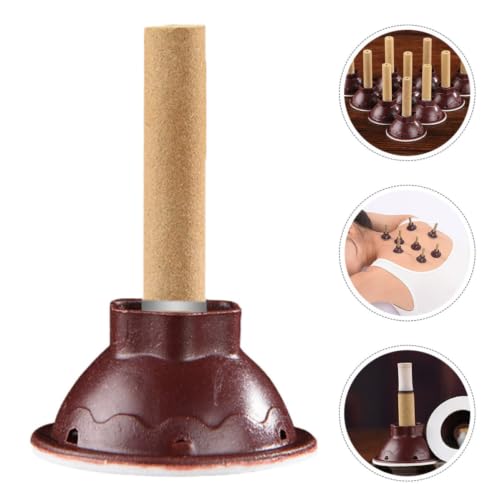 120 rollos de moxa de artemisa pura color café Uonlytech para moxibustión casera 7