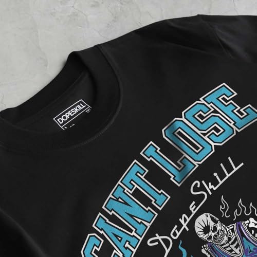 Image of DopeSkill Graphic Tee Streetwear Hip Hop Hypebeast Street Style Unisex T-Shirt Sneaker Colour Matching Shirts Horror Skeleton