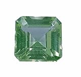 Globalgems Sphene Titanite Stone 9.80 Carat Semi Transprant Certified Loose Genstone Emerald Shape Gemstone
