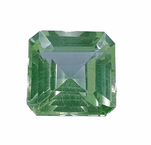 Globalgems Sphene Titanite Stone 9.80 Carat Semi Transprant Certified Loose Genstone Emerald Shape Gemstone
