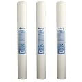 Tier1 20 Micron 20 Inch x 2.5 Inch | 3-Pack Spun Wound Polypropylene Whole House Sediment Water Filter Replacement Cartridge | Compatible with Pentek P20-20, Purtrex PX20-20, Home Water Filter