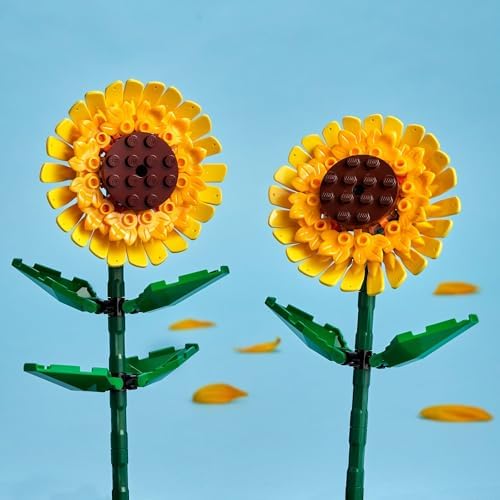 LEGO Sunflowers Building Toy for Kids, Girls and Boys Ages 8+ - Artificial Sunflowers for Home Decor and Display - Birthday Gift Idea for Lovers of Plants & Flowers - 40524 — view 3
