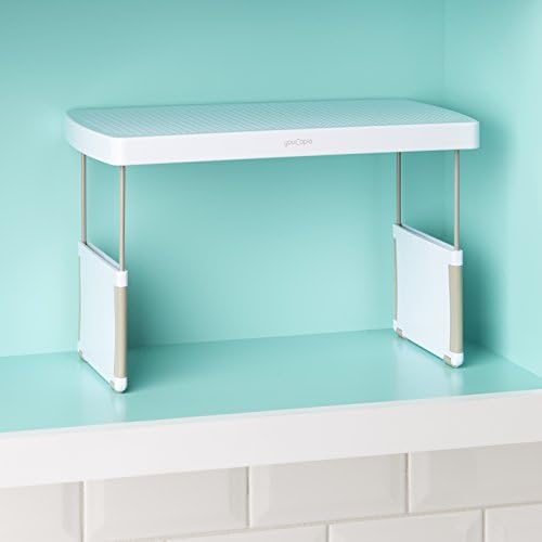YouCopia StoreMore Height Adjustable 34 cm Shelf Riser, White, 34cm