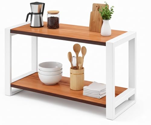 Image of counter top Spice Rack Organizer 3 piece Pack, Spice Seasoning Rack Shelf Holder Organizer Storage for Kitchen Cabinet Pantry (Modern) (kitchen counter) (large)