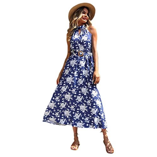 Robe florale sans manches pour vos cocktails d'été en taille XL