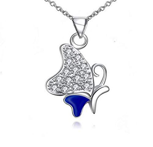 Collier papillon pendentif idée cadeau de Noël pour femmes et filles