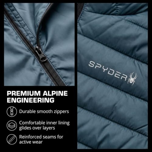 Image of Spyder Boys Puffer Jacket - Packable Lightweight Hooded Winter Coat