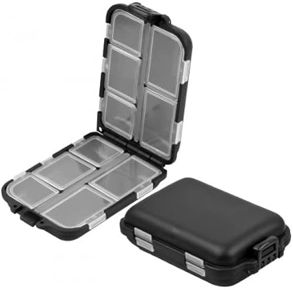 Las cajas de aparejos de pesca de PVC son duraderas y resistentes a impactos. Con 10 compartimentos, ofrecen organización y visibilidad clara del contenido. Ideal como regalo para entusiastas de la pesca.