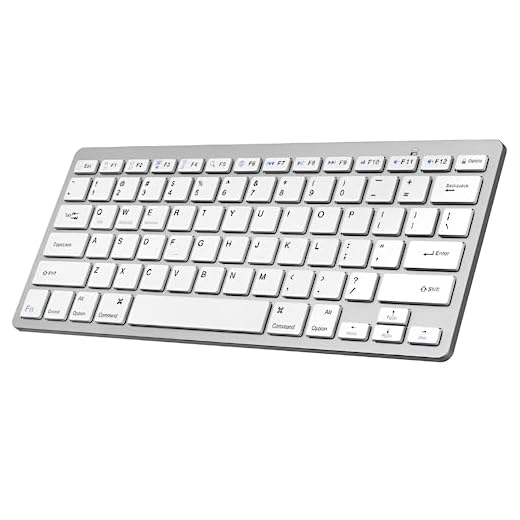 Teclado Sem Fio Bluetooth Universal Conexão Rapida Longo Alcance - Compatível com PC, Mac, Chrome OS, Android, iOS e Apple TV - Point Drinks
