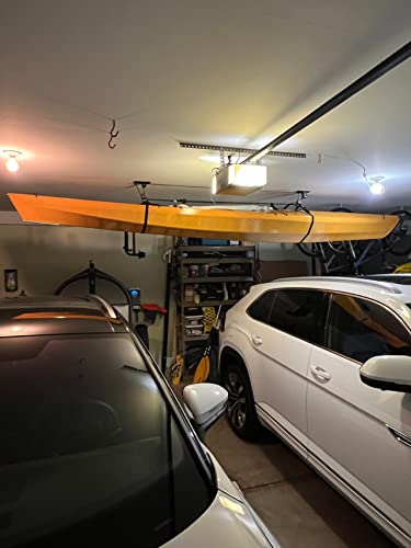 Storeyourboard Kayak And Canoe Ceiling Pulley System, Garage Mount Storage Hoist, Heavy Duty Holds 150 Lbs, Indoor Hanging Organizer thumb #6