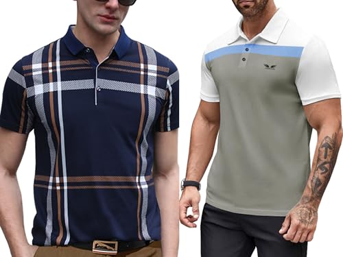 Image of Noble Monk Men's Regular Fit Polo T Shirt |Half Sleeves |Collar Tshirts | Casual T-Shirt for Men