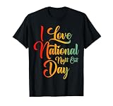 I Love National Night Out Day T-Shirt
