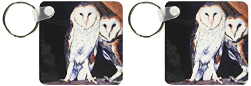 Porte-clés chouettes 6 cm aux détails soignés et aux couleurs éclatantes durables