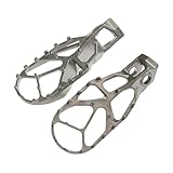 【Materiale】La staffa di montaggio del pedale è realizzata in lega di alluminio 7075, resistente alla corrosione e durevole, non si corrode o si ossida facilmente.