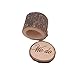 Sinen Wood Wedding Ring Box, Wedding Ring Bearer, Wedding Box for Rings, Rustic Ring Box,Small Size and Hand Grip(Lid Doesn’t Stay on Top)
