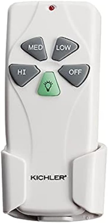 Kichler Universal Fan Remote Control System in White, 337001WH