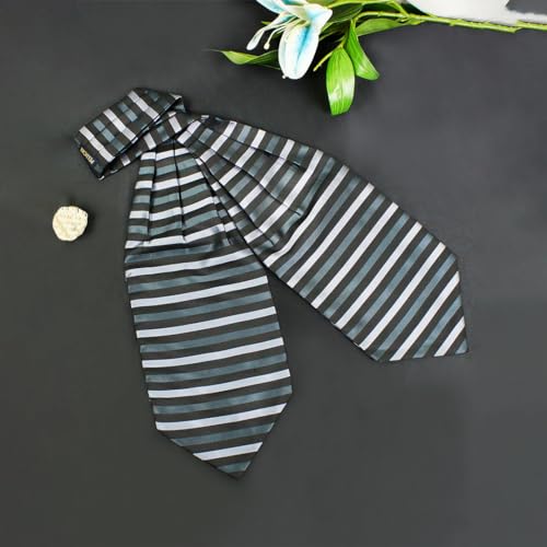 Image of Peluche Stunning Alley Black Cravat for Men