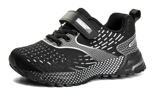 KUBUA Kids Sneakers for Boys Girls Running Tennis Shoes Lightweight Breathable Sport Athletic