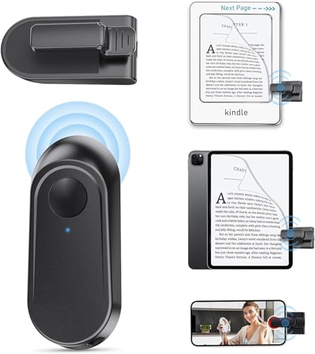Volteador de páginas con control remoto para Kindle Paperwhite.Kindle Clicker Page Turner para dispositivo Kindle Oasis Kobo. Lectores de libros electrónicos y accesorios