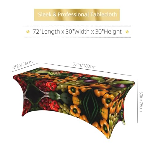 Nappe extensible Spandex antitache et lavable pour masquer et protéger une table de 1,8m