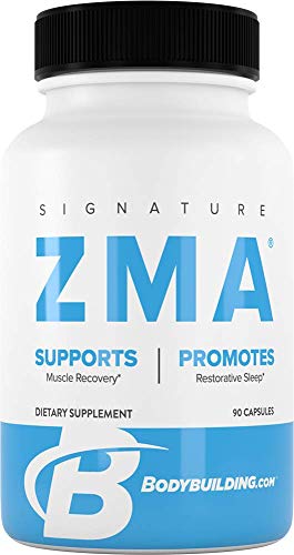 Bodybuilding Signature ZMA Capsules | Promote Sleep, Support Muscle Recovery | Zinc, Vitamins