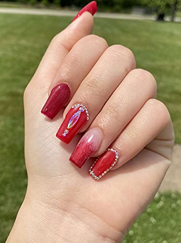 AIMEILI UV LED Gellack ablösbarer Gel Nagellack rot Gel Polish - Pillar Box Red (064) 10ml – Bild 4