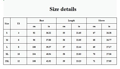 NJYBF Maglione da donna, a maniche lunghe